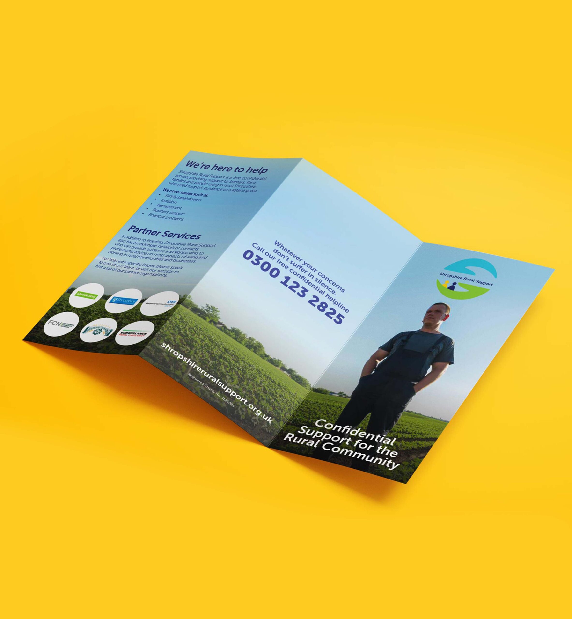 DL leaflet for Shropshire Rural Support created by Buy-From